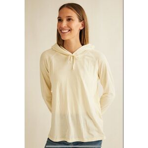 SQN SPORT HOODIE PULL ON SOFT COMFY COZY LOUNGE SPORTY MINIMALIST YOGA WORKOUT S